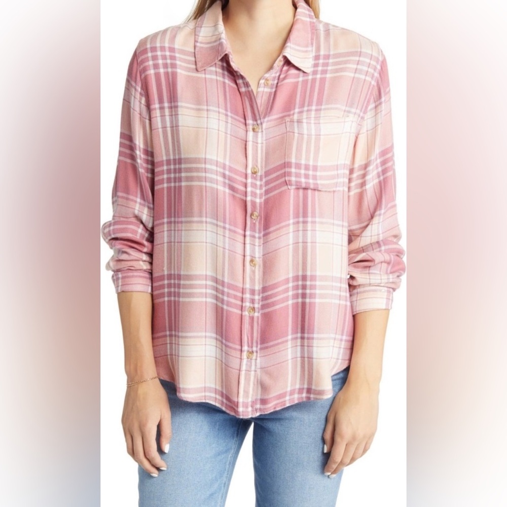 Lucky‎ Brand Cloud Plaid Shirt NWOT